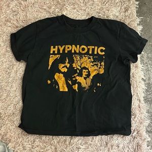 John Galt baby tee! Black and orange color, size small.